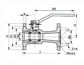 球形排污阀参数图